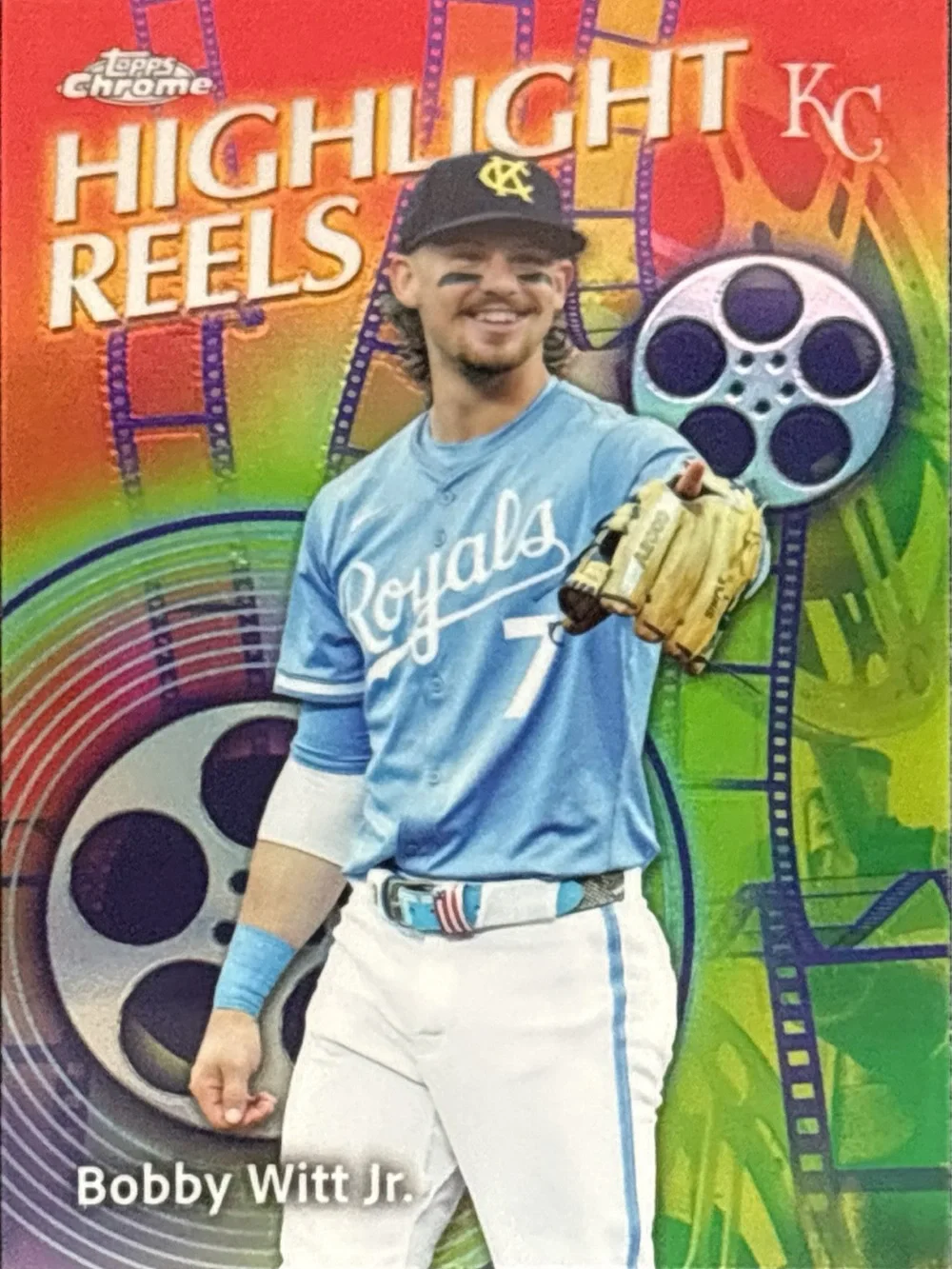 Topps Bobby Witt Jr. Highlight Reel Baseball Card